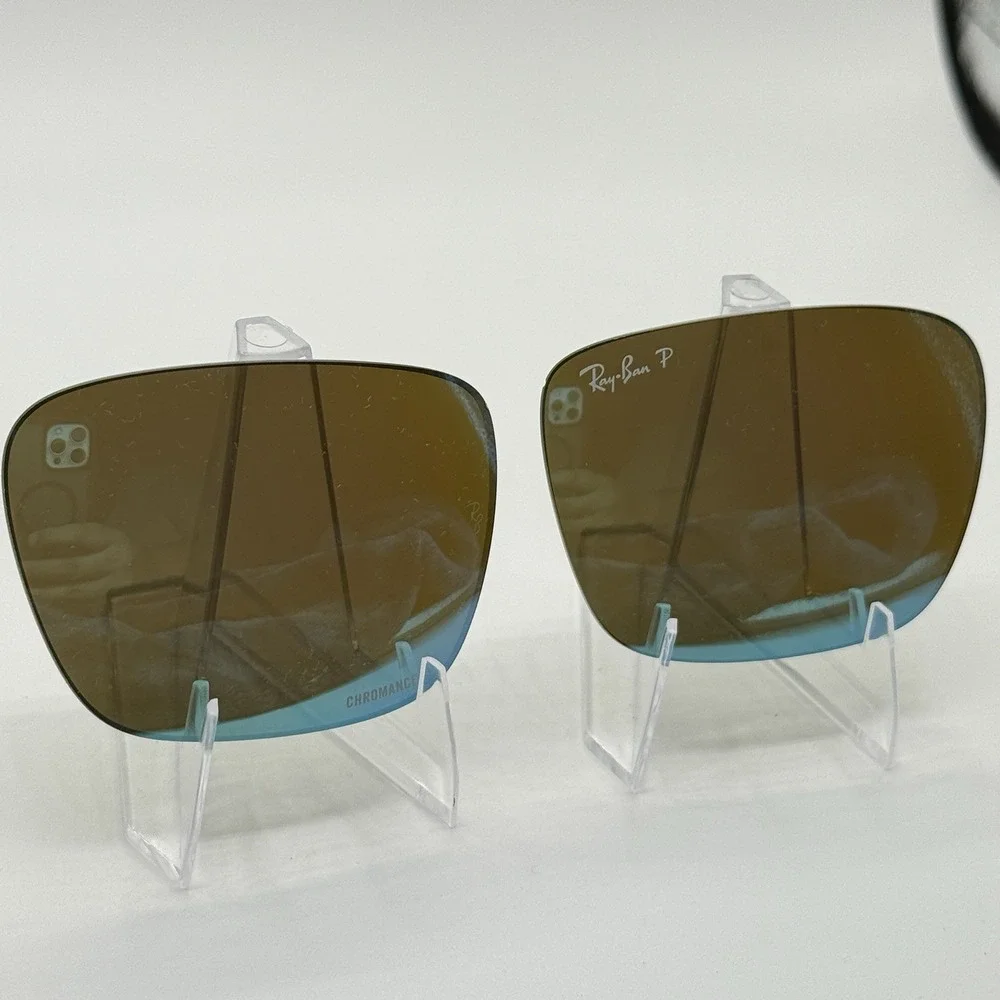 Ray-Ban RB4385CH Replacement Lens Set Chromance Polarized Blue 58mm OEM